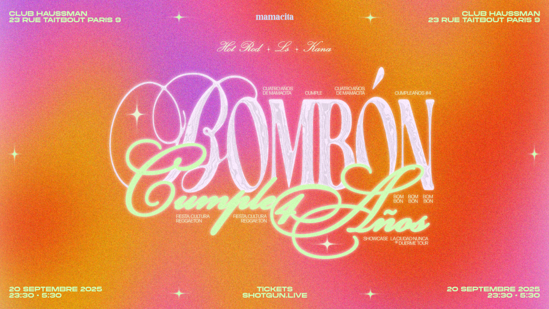 Bombón • Cumpleaños (Showcase: Young Cister) in Paris, 20 September | Event in Paris | AllEvents