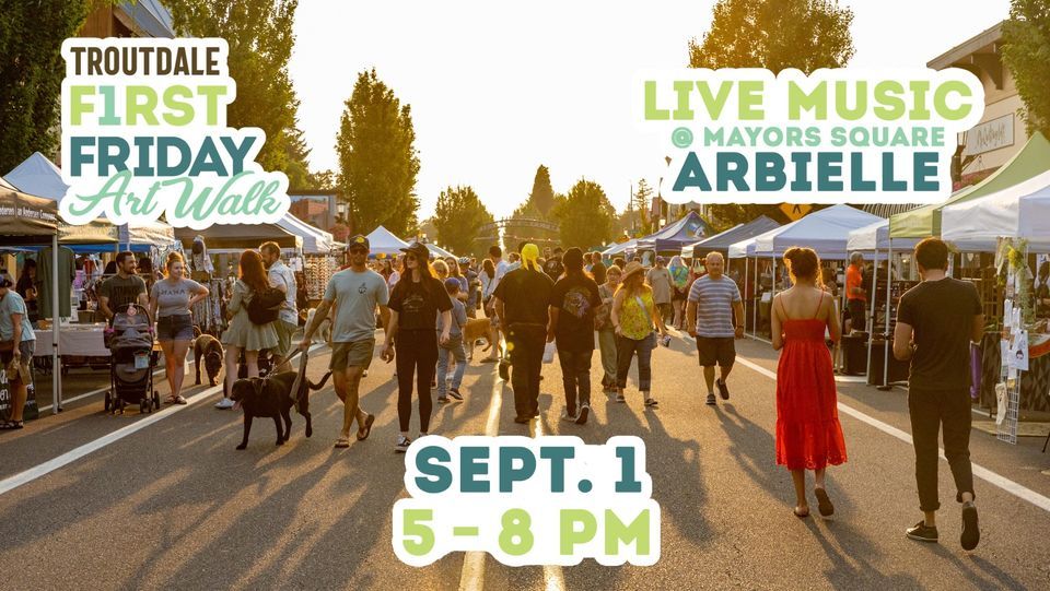 Troutdale First Friday Art Walk, Downtown Troutdale, September 1 2023