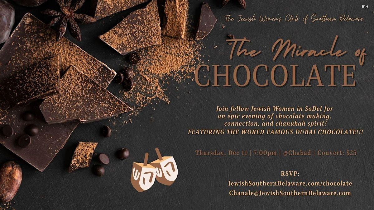 Jewish Women's Club - The Miracle Of Chocolate, 11 December | Event in Lewes | AllEvents