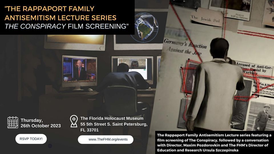 The Rappaport Family Antisemitism Lecture series featuring a film ...