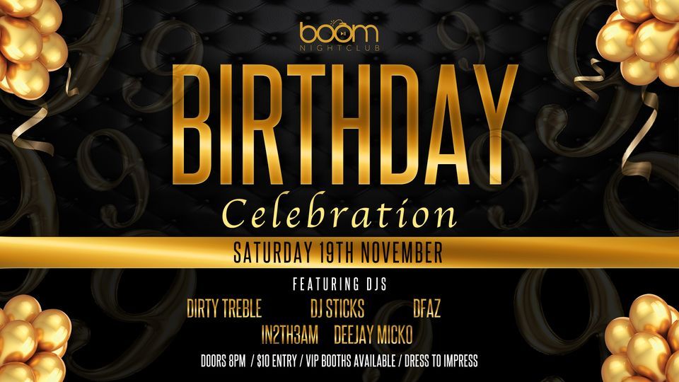 Boom 9th BIRTHDAY GALA!, Boom Airlie Beach