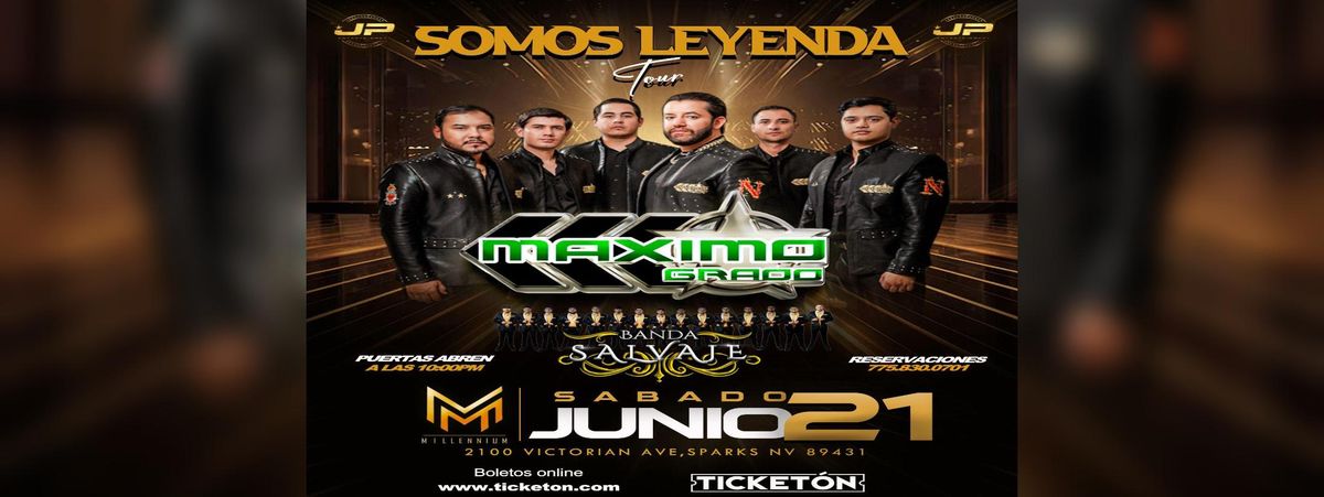 MAXIMO GRADO & BANDA SALVAJE, 21 June | Event in Sparks | AllEvents
