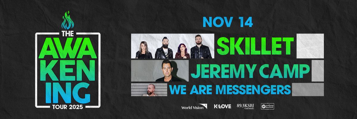 Skillet with Jeremy Camp, 21 November | Event in Pensacola | AllEvents