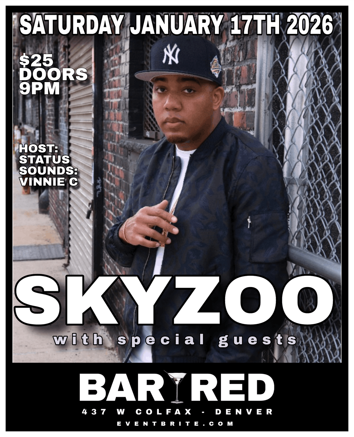 SKYZOO "LIVE" AT BAR RED, 17 January | Event in Denver | AllEvents