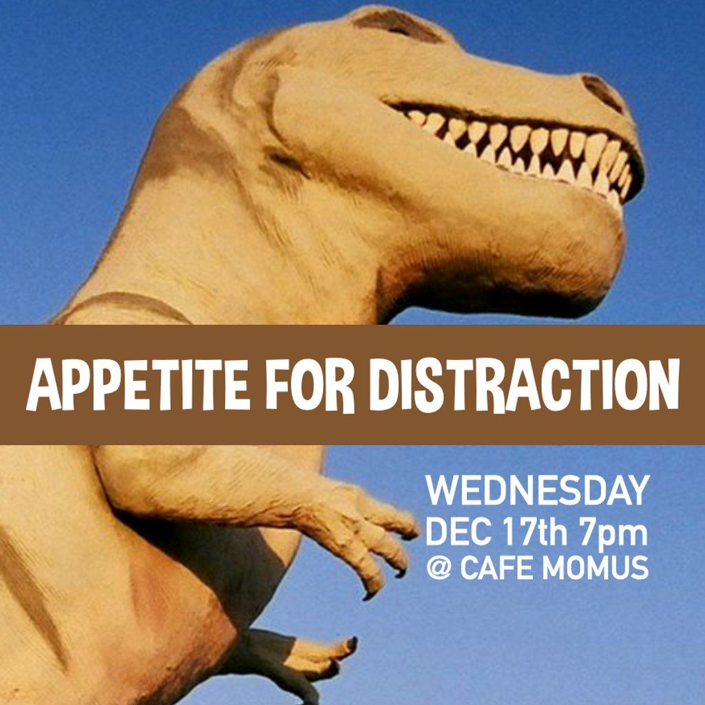 Appetite For Distraction, 17 December | Event in Plymouth | AllEvents