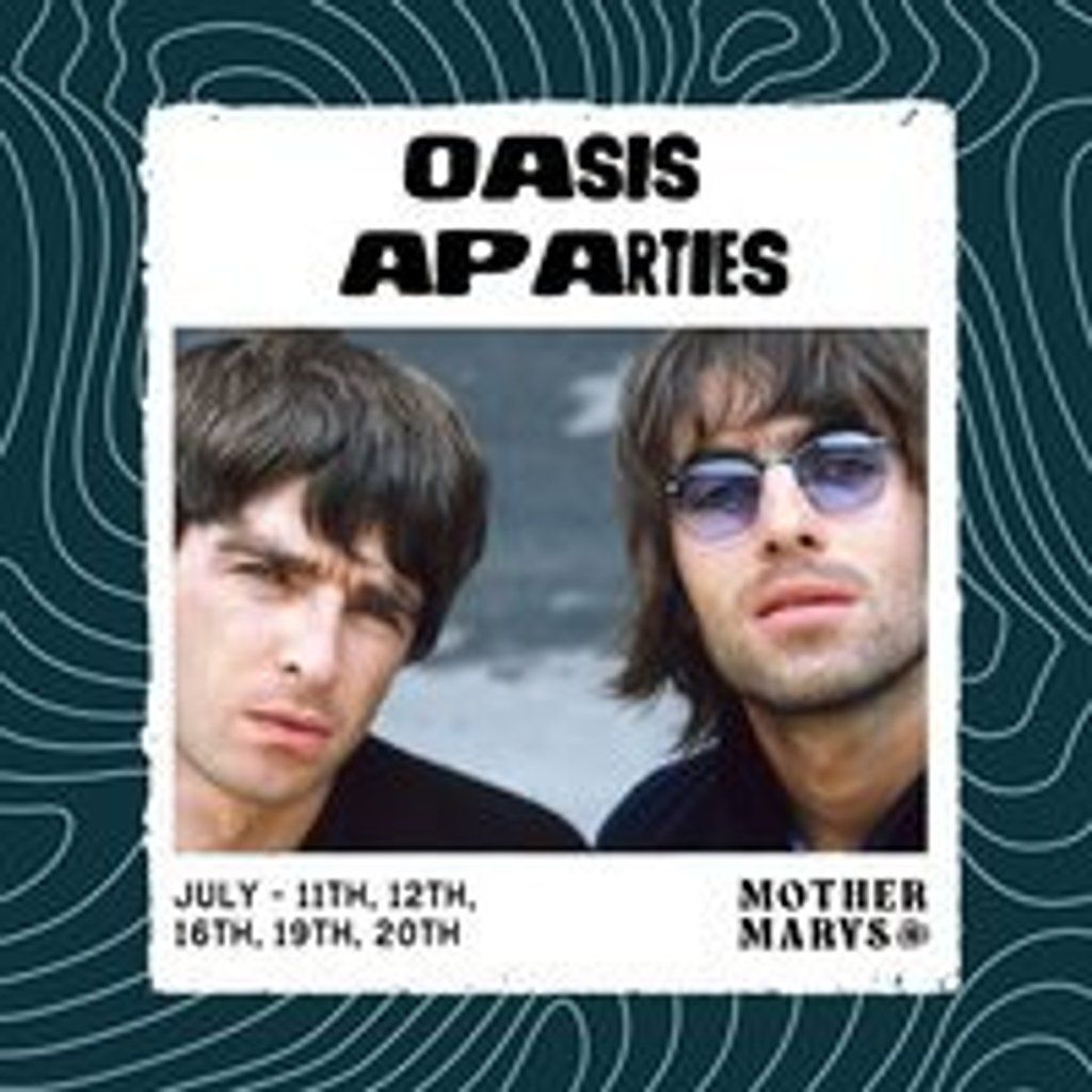 OASIS - Pre Show & After Show Parties (July 16th) | Event in Manchester | AllEvents