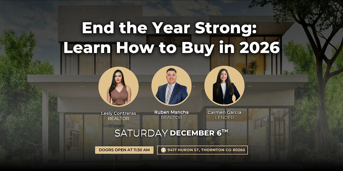 Learn How to Buy in 2026, 6 December | Event in Thornton | AllEvents