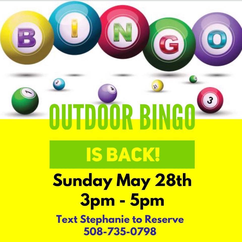 SOLD OUT Outdoor Bingo Frogg, Frogg Brewing, Marlborough, 28 May 2023