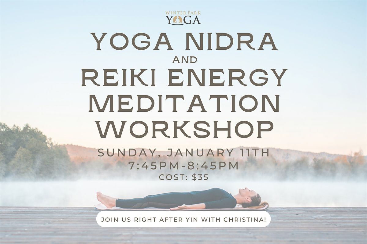 Yoga Nidra and Reiki Energy Meditation Workshop, 11 January | Event in Winter Park | AllEvents