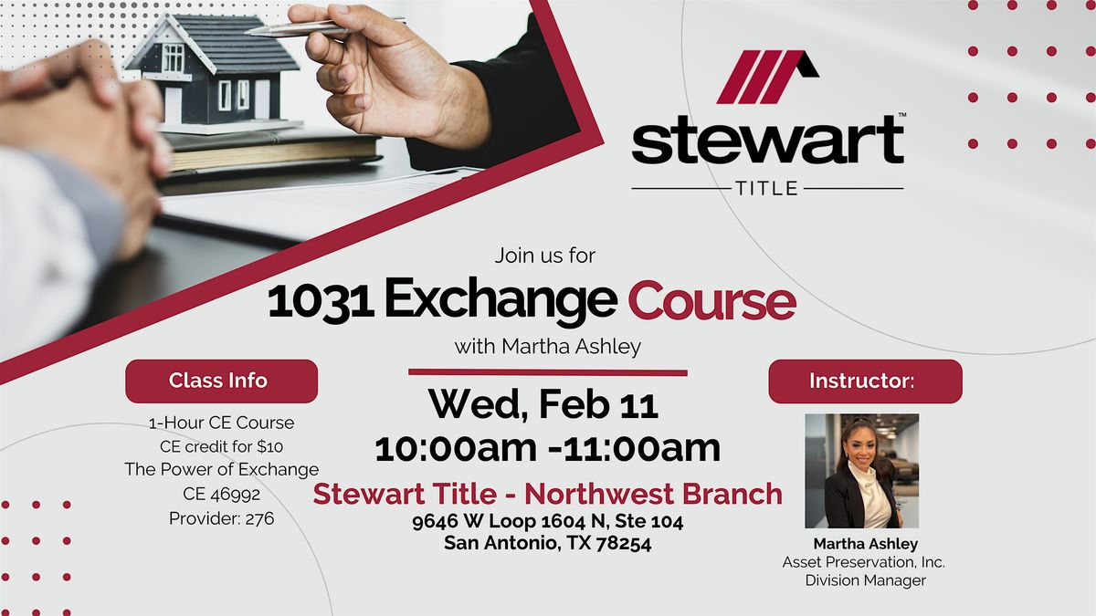 1031 Exchange Course (The Power of Exchange CE 46992)