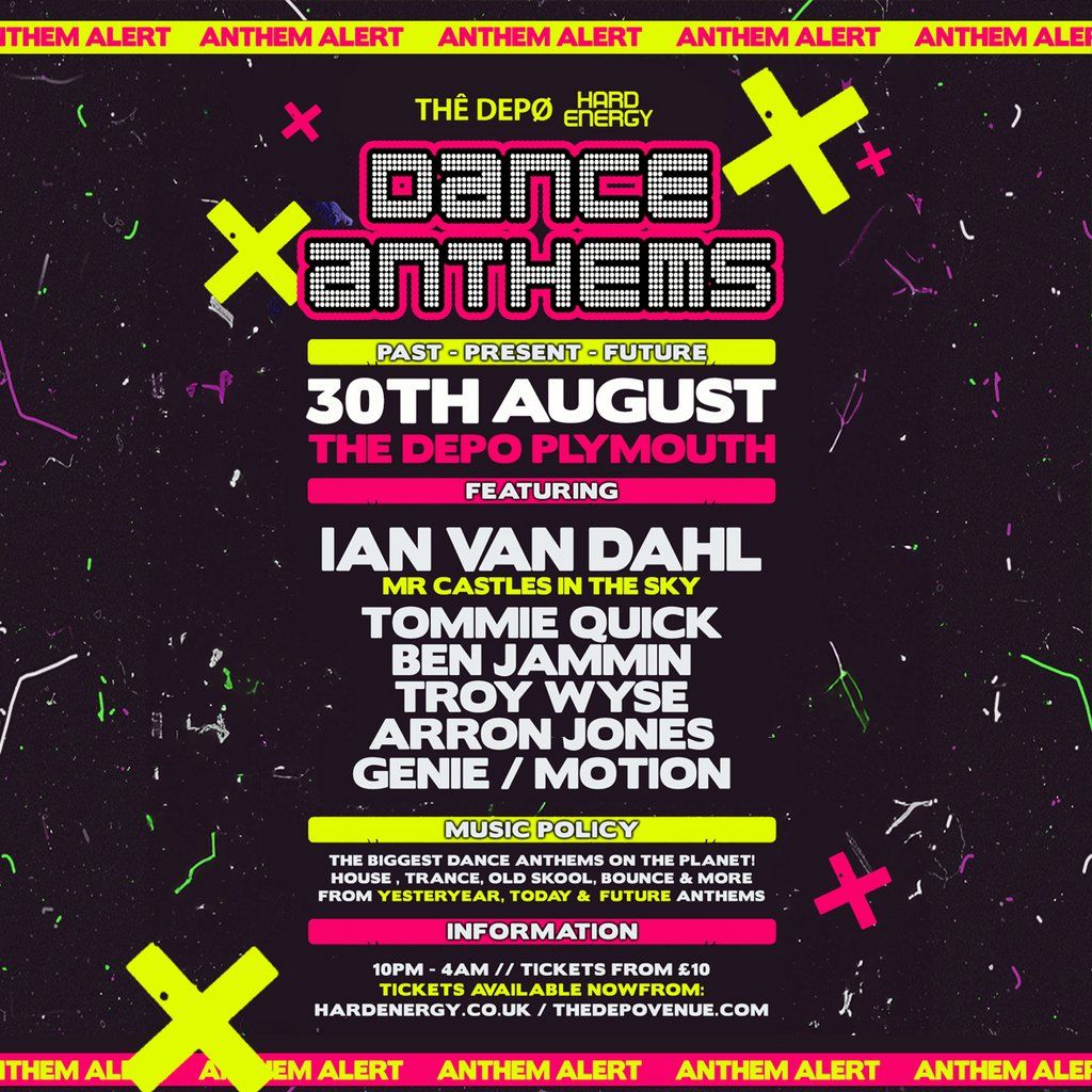 Hard Energy: Dance Anthems with Ian Van Dahl, 30 August | Event in Plymouth | AllEvents