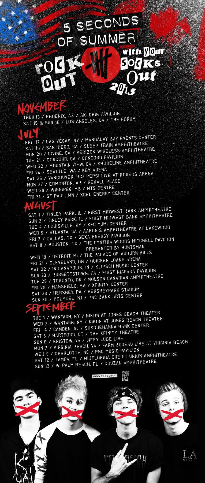 5 Seconds of Summer Vancouver Tickets, 4 July | Event in Vancouver | AllEvents