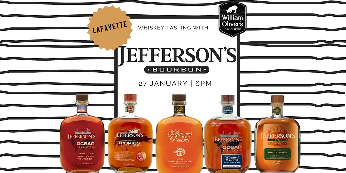Jefferson Bourbon Tasting ( Lafayette), 27 January | Event in Lafayette | AllEvents