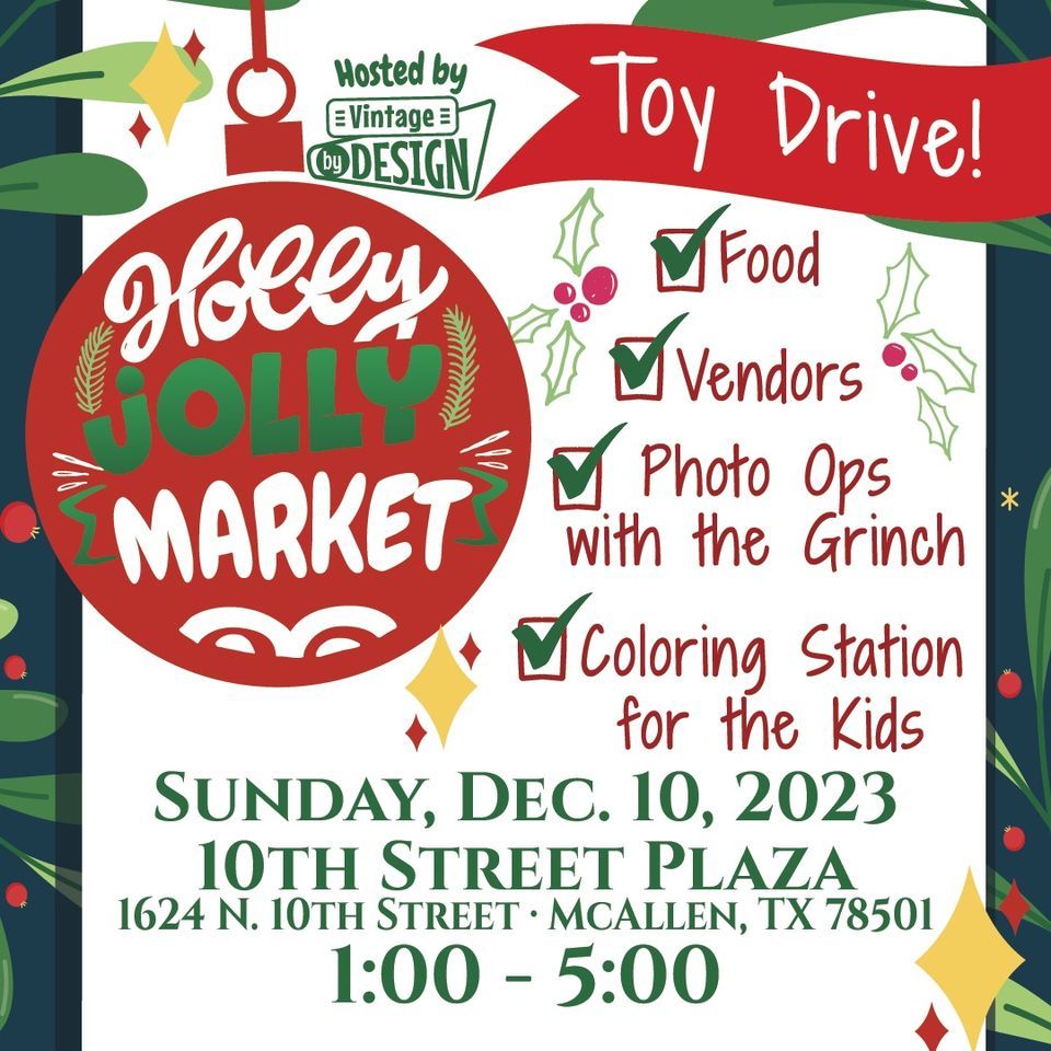 Holly Jolly Market, Vintage by Design, Mcallen, December 10 2023