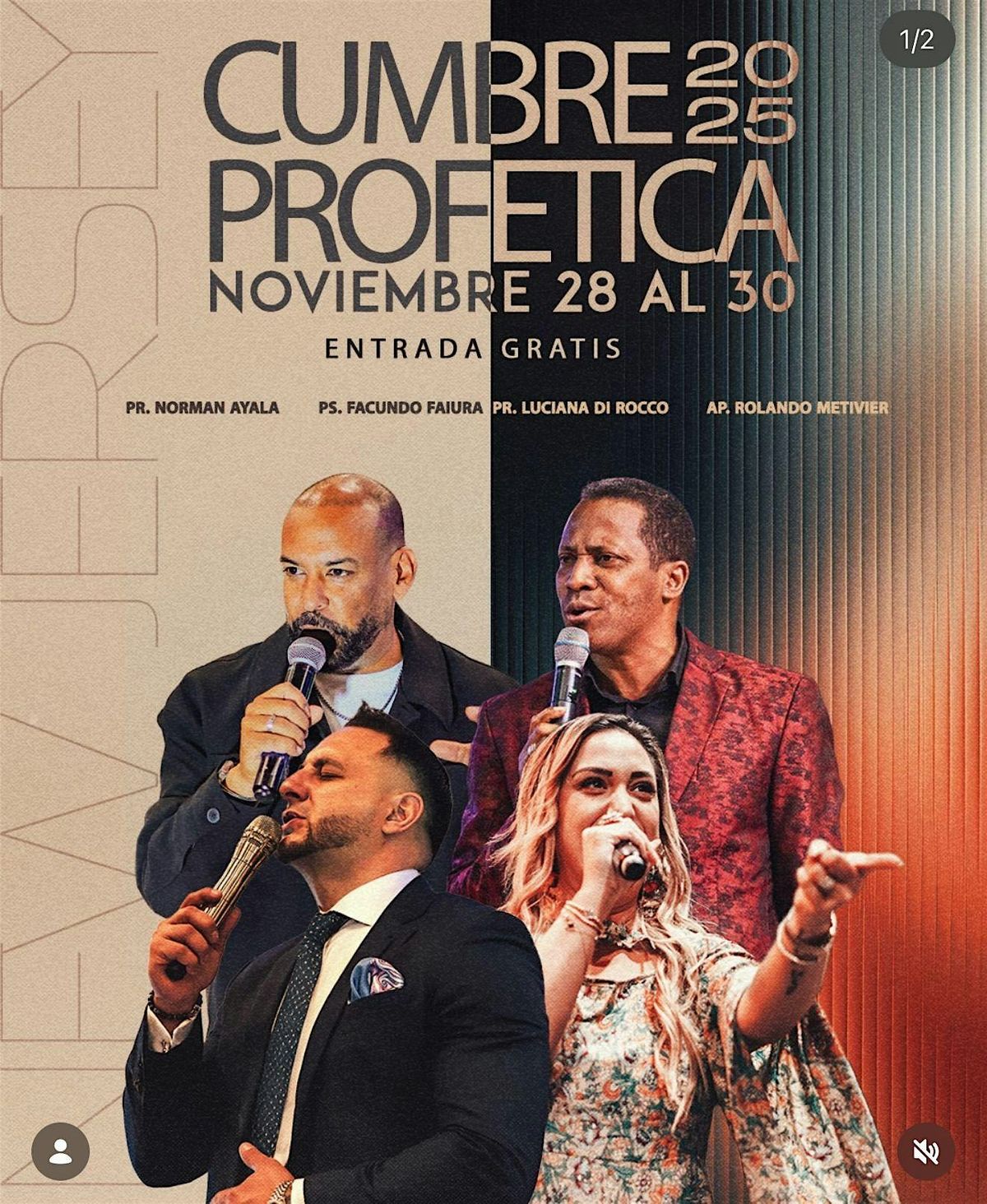 CUMBRE PROFÉTICA 2025 – NEW JERSEY  Noviembre 28 al 30 Entrada GRATIS | Event in Elizabeth | AllEvents