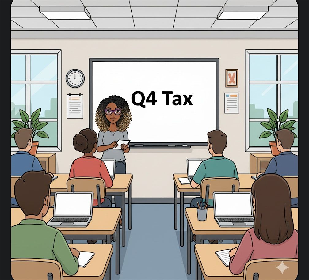 Q4 Tax Playbook, 1 December | Event in Chesapeake | AllEvents