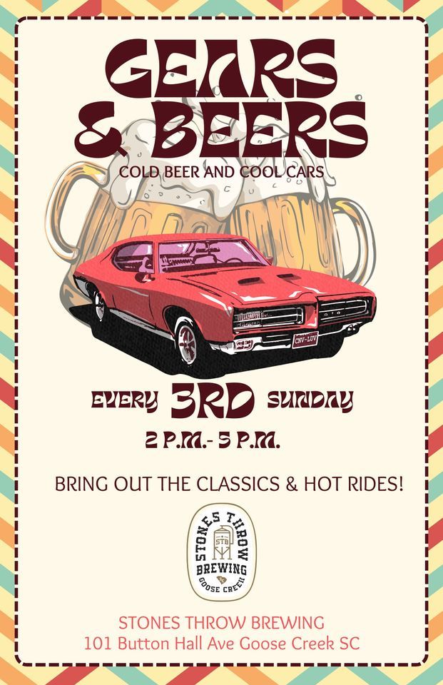 Gears & Beers, Stones Throw Brewing, Goose Creek, January 21 2024 AllEvents.in