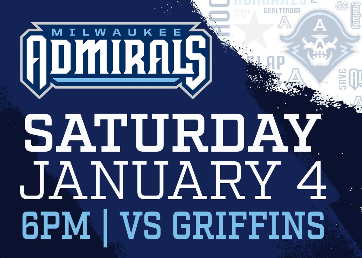Grand Rapids Griffins at Milwaukee Admirals at UW Milwaukee Panther Arena, 27 December | Event in Milwaukee