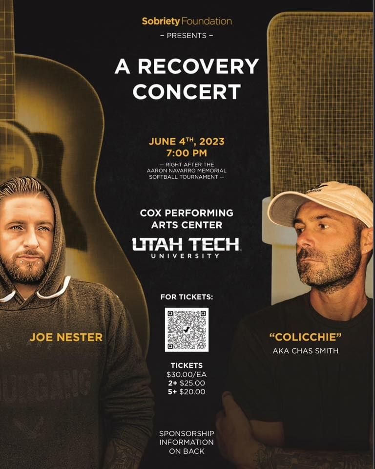 A Recovery Concert, M.K. Cox Performing Arts Center at Utah Tech
