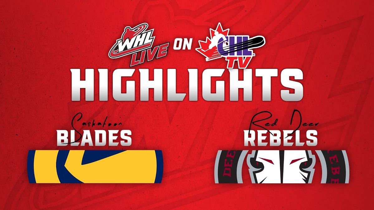 Saskatoon Blades vs. Red Deer Rebels, 2 October | Event in Saskatoon | AllEvents