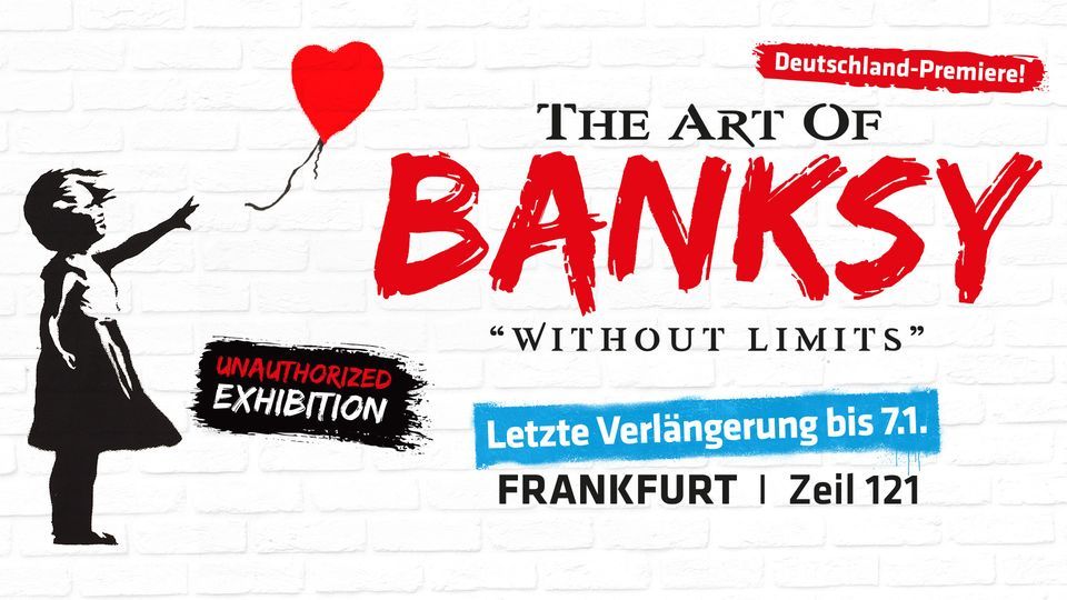 The Art of Banksy Frankfurt, Zeil 121, 60313 Frankfurt am Main, Deutschland, October 15 2023 The Art of Banksy Frankfurt, Zeil 121, 60313 Frankfurt am Main, Deutschland, October 15 2023