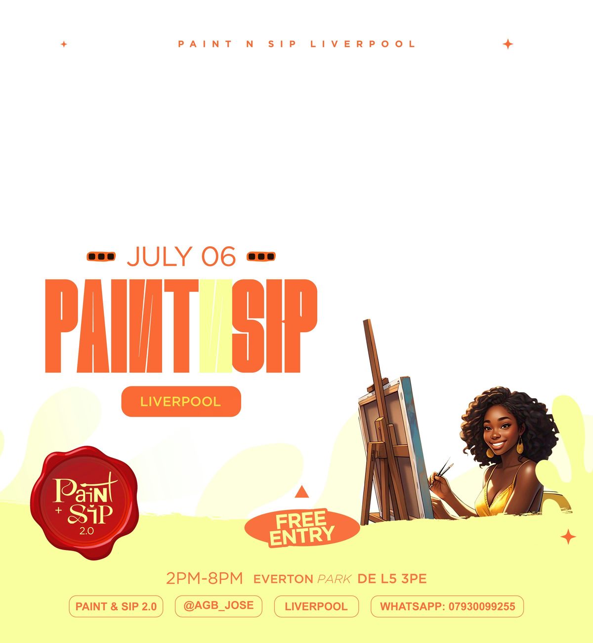 PAINT N SIP , 6 July | Event in Liverpool | AllEvents