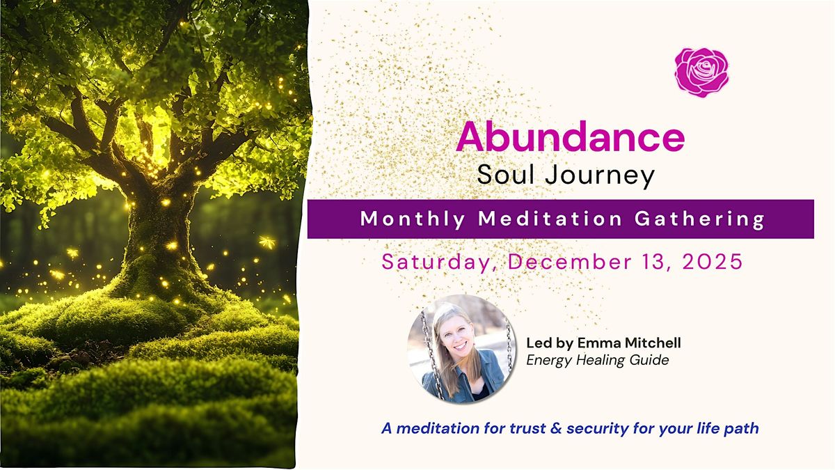 Abundance Soul Journey Meditation Gathering, 13 December | Event in Eagle | AllEvents