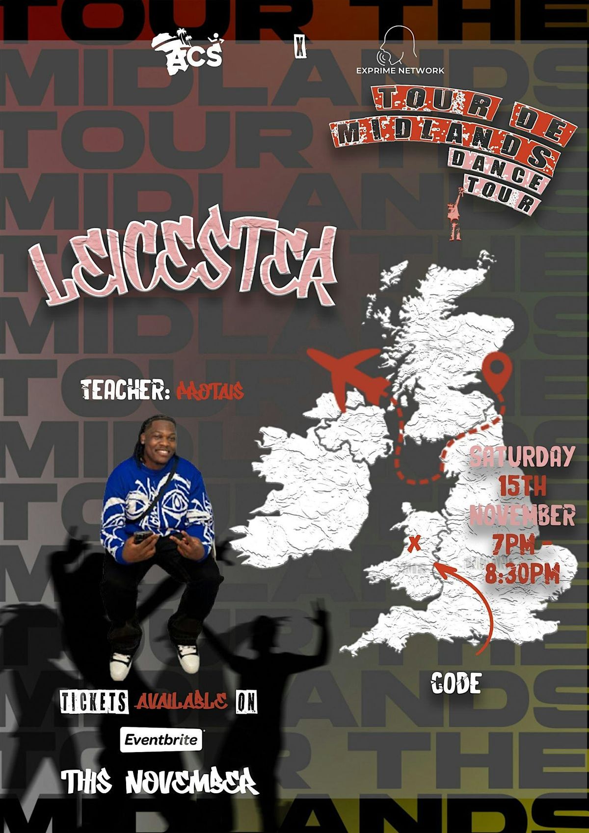 Tour de midlands: Afro dance class tour, 5 December | Event in Leicester | AllEvents