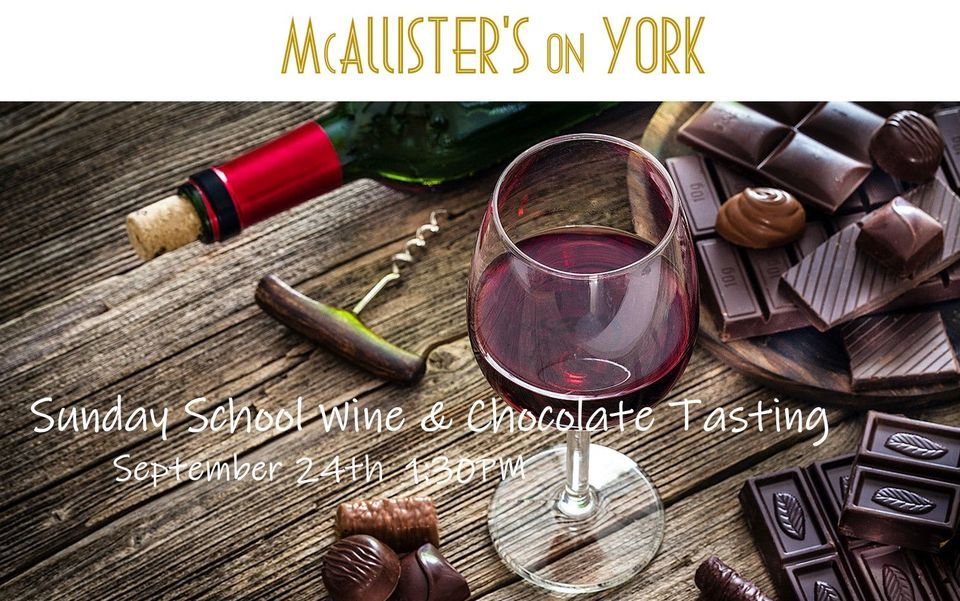 Sunday School - Wine and Chocolate Pairing, 24 September | Event in Hanover | AllEvents.in