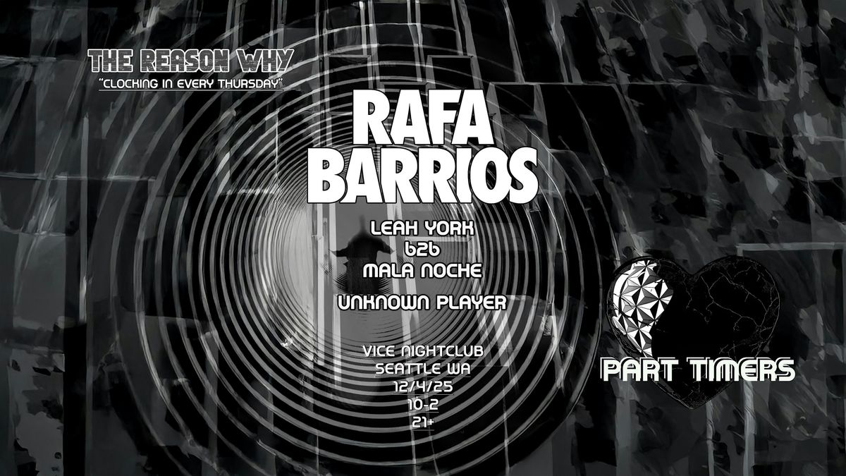 RAFA BARRIOS @ PART TIMERS, 4 December | Event in Seattle | AllEvents
