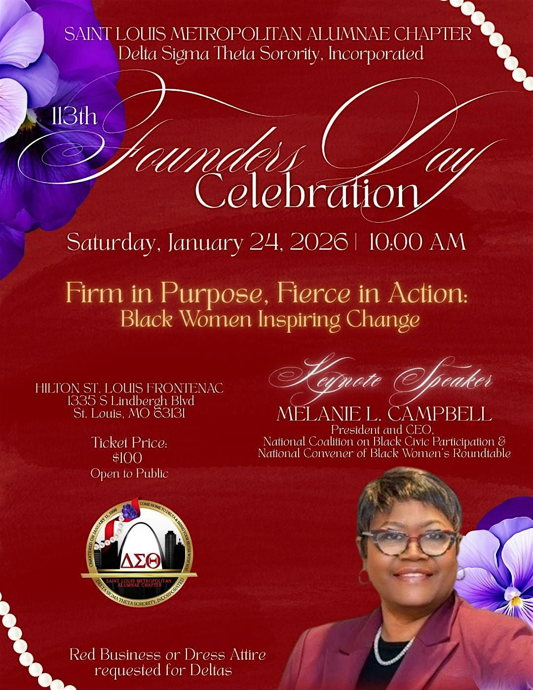 113th Founders Day Celebration, 24 January | Event in St. Louis | AllEvents