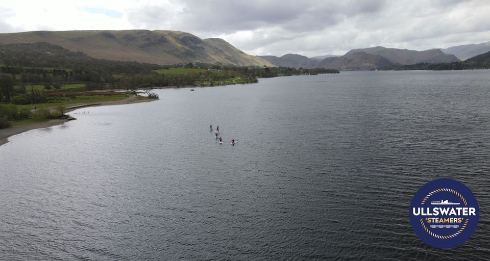 Stand Up Paddle Board End to of End Ullswater Lake District, Park