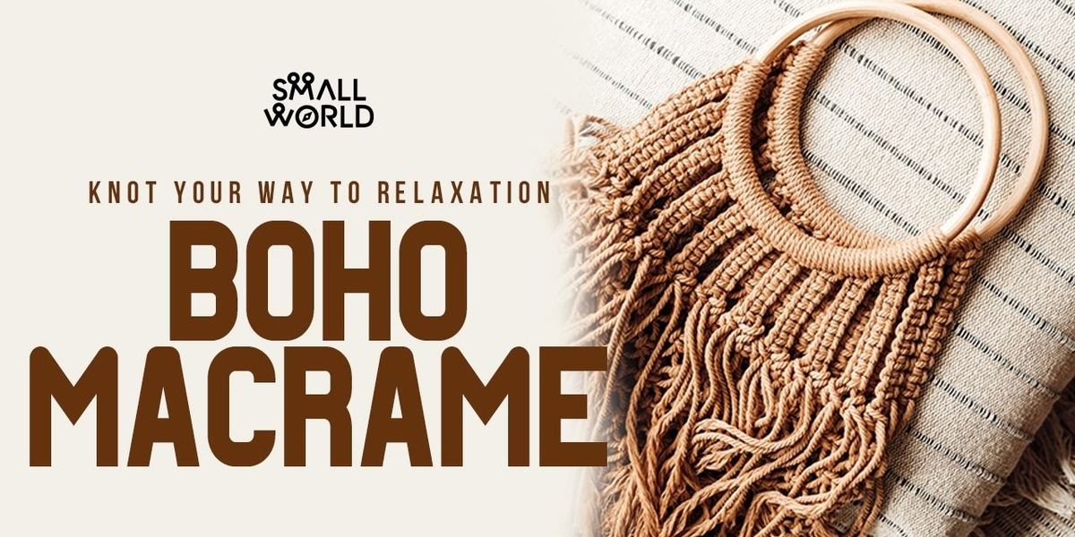 Boho Macrame Workshop, 3 July | Event in Bangalore | AllEvents