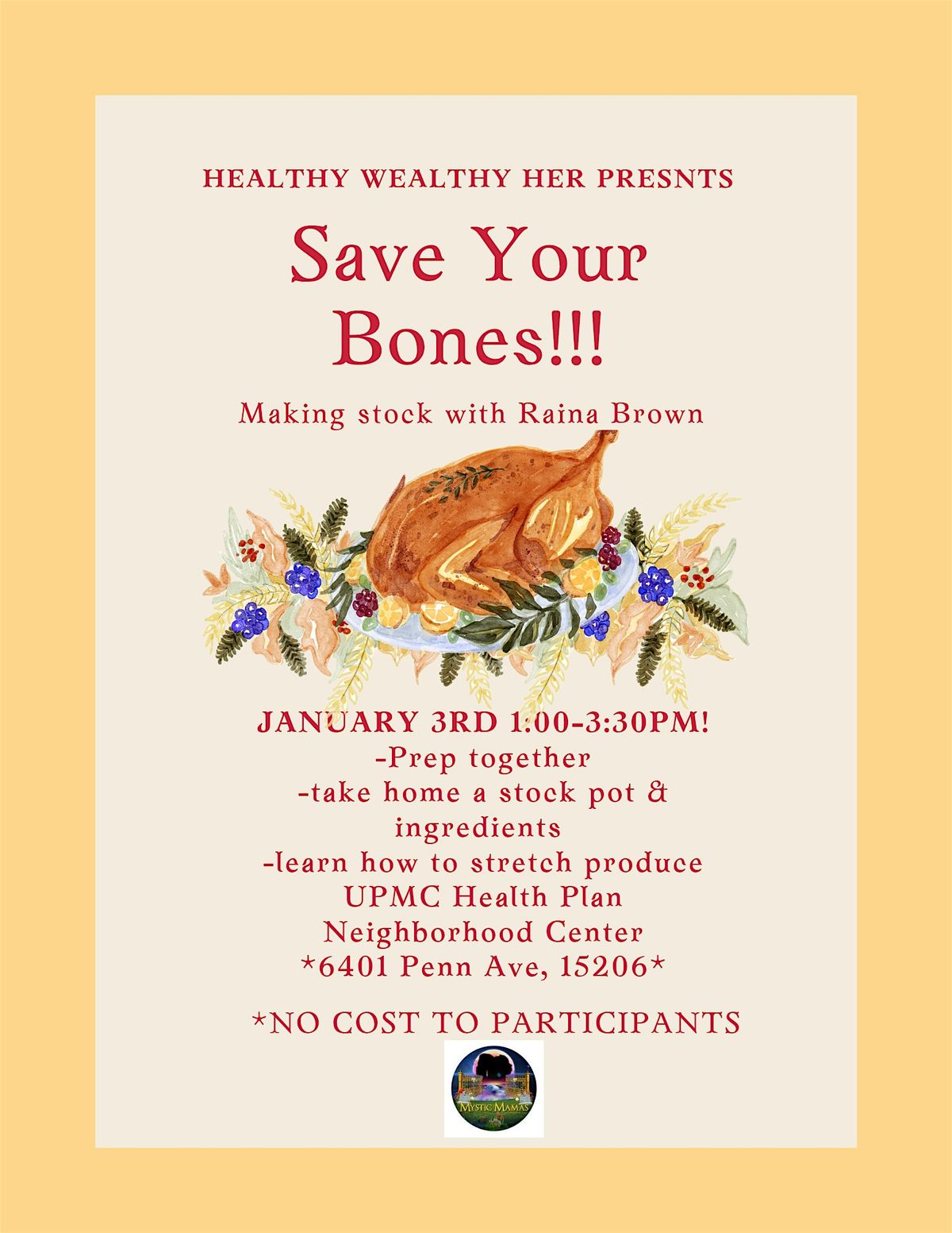 Stock-making with Raina Brown, 3 January | Event in Pittsburgh | AllEvents