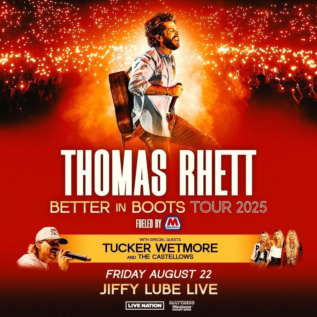 Thomas Rhett  Tucker Wetmore & The Castellows, 26 September | Event in Mountain View | AllEvents