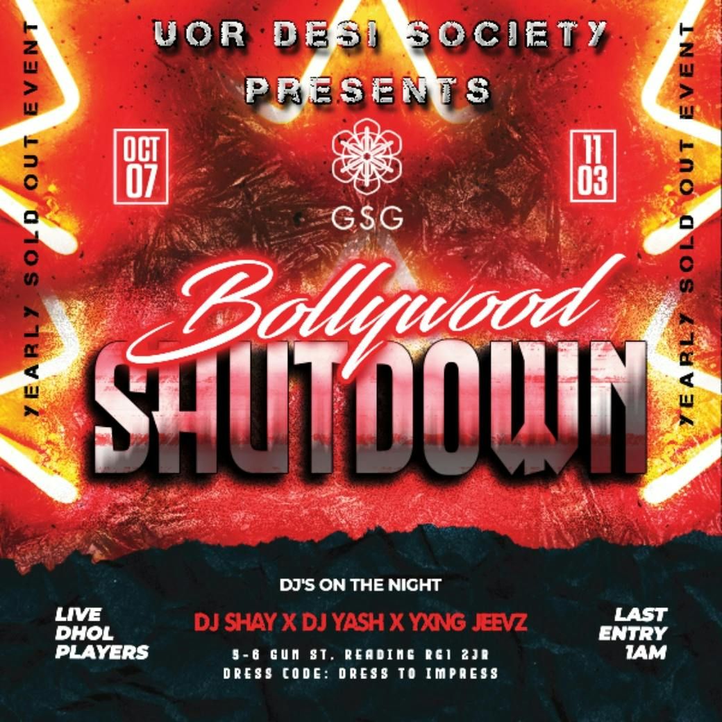 Bollywood Shutdown✨, 7 October | Event in Reading | AllEvents