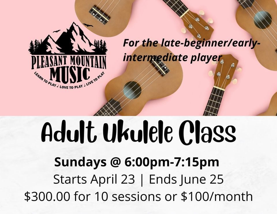 Adult Ukulele Circle (Group Class), Pleasant Mountain Music, Vancouver