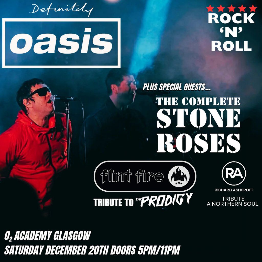 Definitely Oasis - Glasgow, O2 Academy Glasgow, 20 December 2025 ...