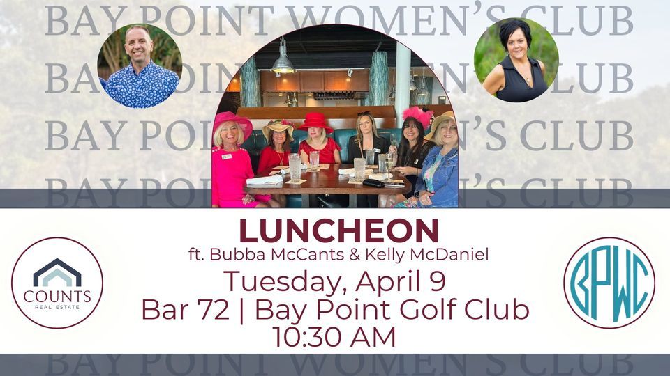Bay Point Womens Club Luncheon Celebrating National Donate Life Month