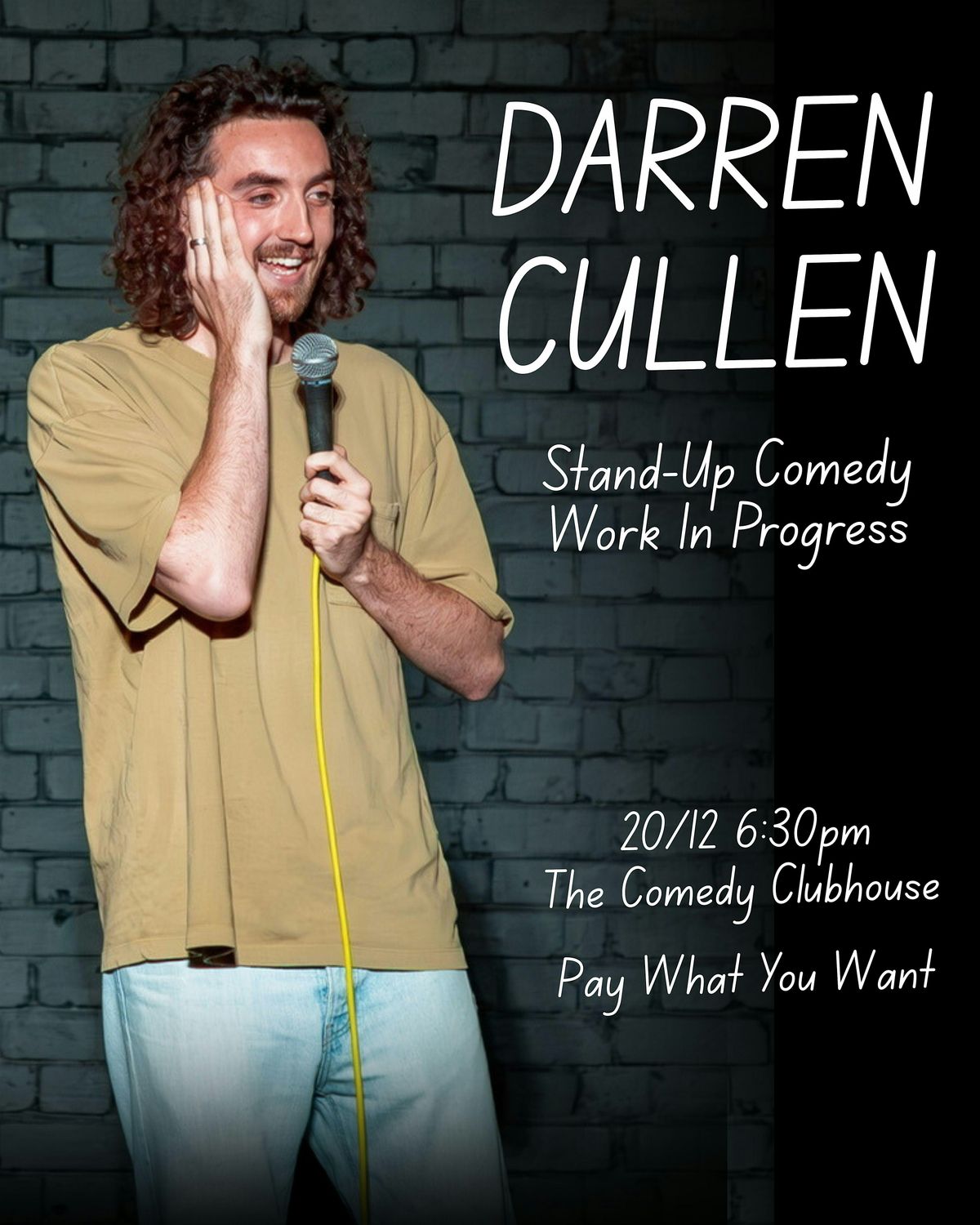 Darren Cullen Stand-Up Comedy (WIP), 20 December | Event in Barcelona | AllEvents