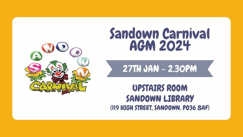 Sandown Carnival Association AGM 2024, Sandown Library, Ventnor
