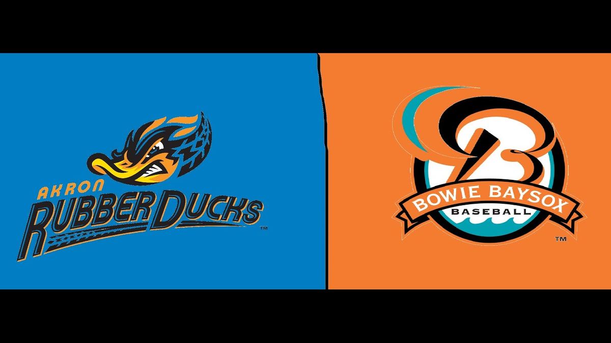 Akron RubberDucks vs. Bowie Baysox, Canal Park, Akron, 1 September 2023