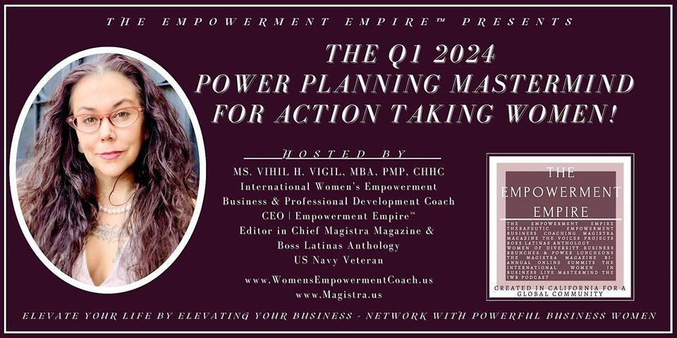 The Q1 2024 Power Planning Mastermind for Action Taking Women!, January ...