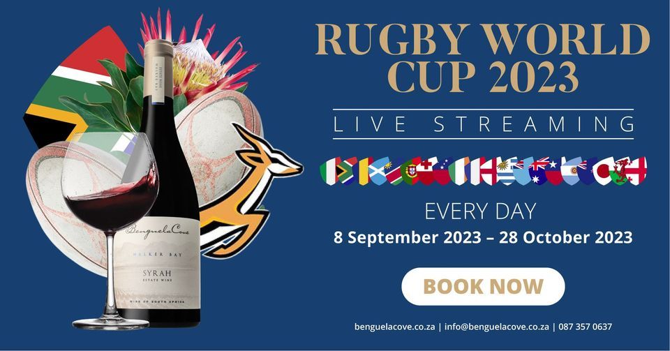 Rugby World Cup 2023 Live Screening , Benguela Cove, Hermanus, 8 ...