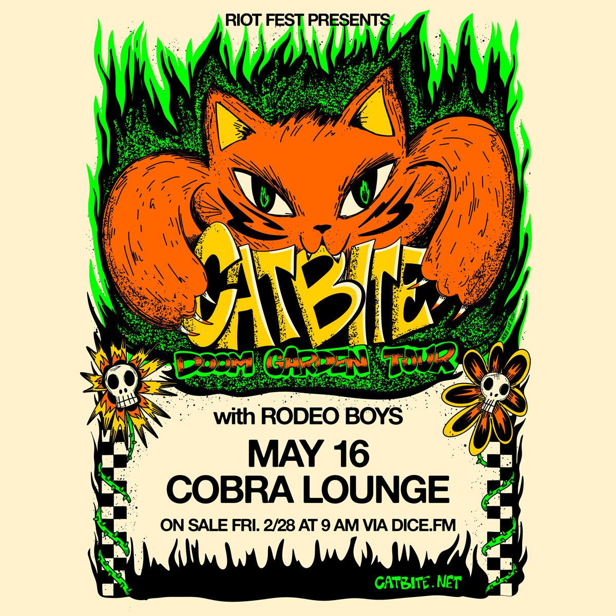 Catbite, 15 September | Event in Columbus | AllEvents