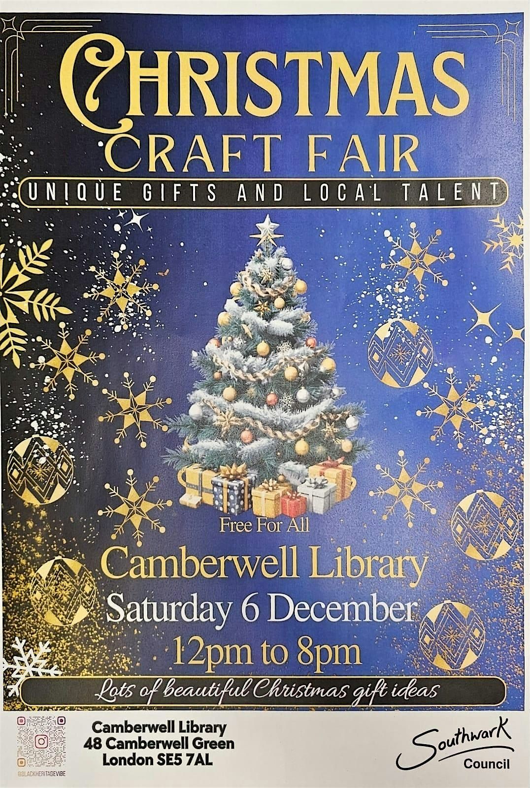 Camberwell Library Christmas  Craft Fair, 6 December | Event in London | AllEvents