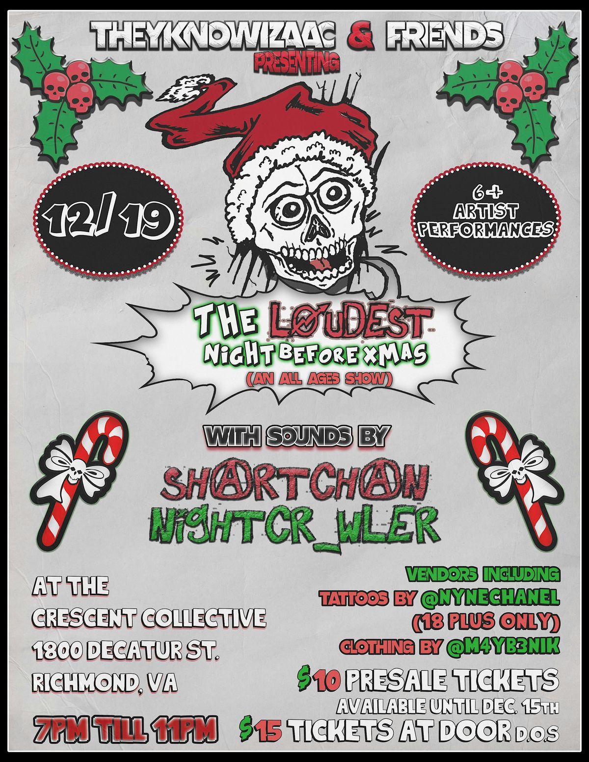 The LOUDEST Night Before Xmas, 19 December | Event in Richmond | AllEvents