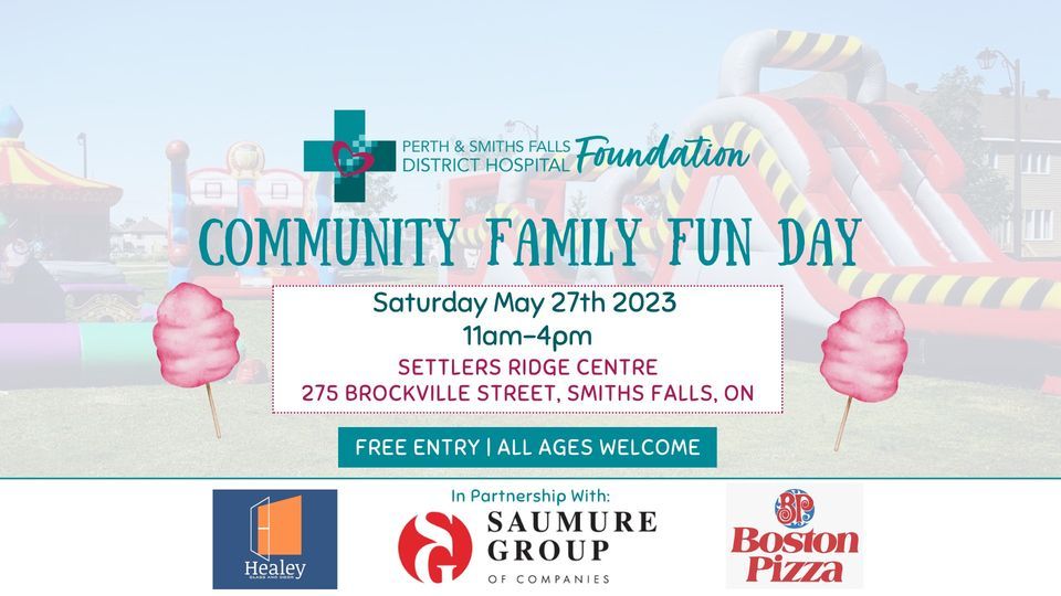 PSFDH Foundations Community Family Fun Day , Settlers Ridge Centre