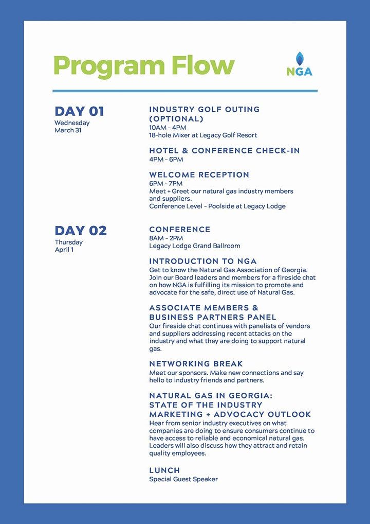 Natural Gas Industry Summit Lanier Islands Buford March 22 To March 23 Allevents In
