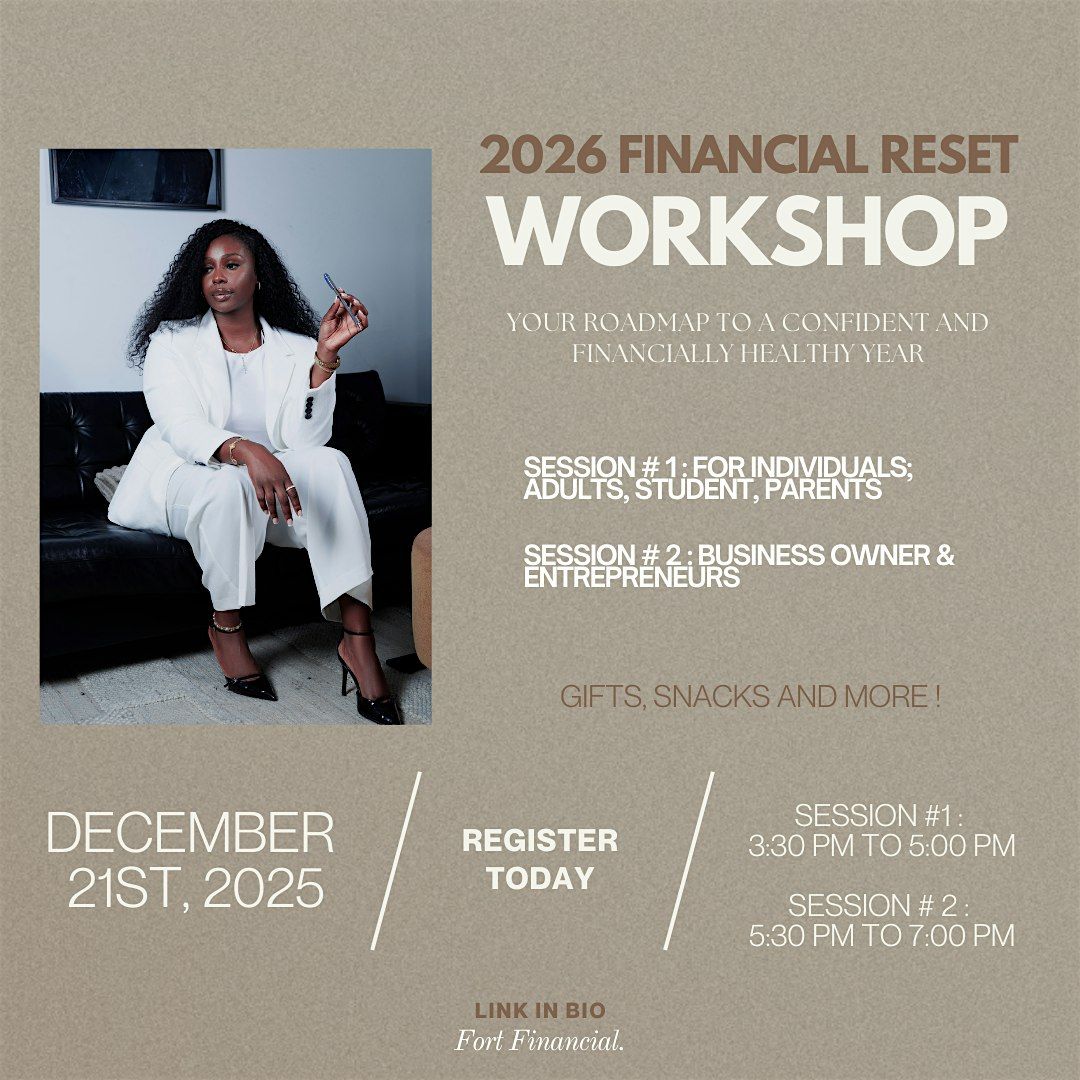 Financial Reset Worshop, 21 December | Event in Montréal | AllEvents